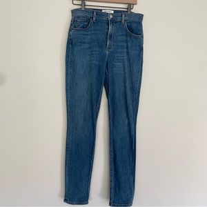 EUC Reformation High & Skinny Jean Darwin Wash Womens Size 28